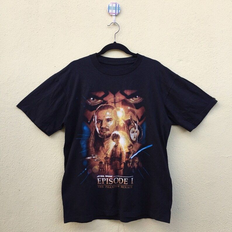 Star Wars Episode 1 The Phantom Manace Movie Vintage Shirt Star Wars Movies Clothing