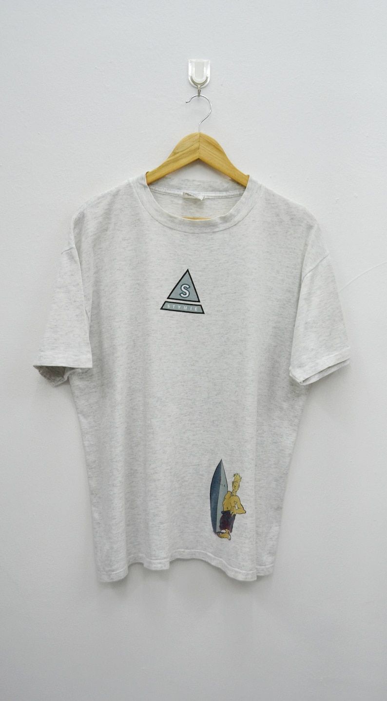 Stymie Shirt Vintage 90S Stymie Surfer Surfboard Made In Usa Tee T Shirt