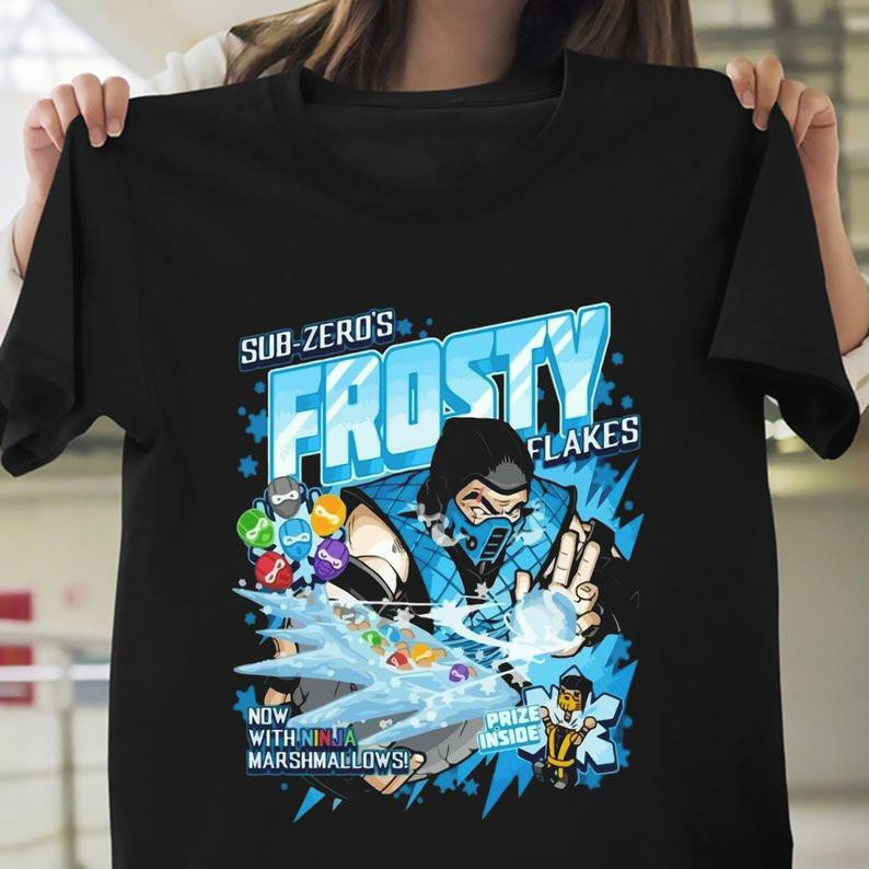 Sub-Zezo Mortal Kombat Parody Frosty Video Game Unisex T-Shirt, Funny Subzero Shirt