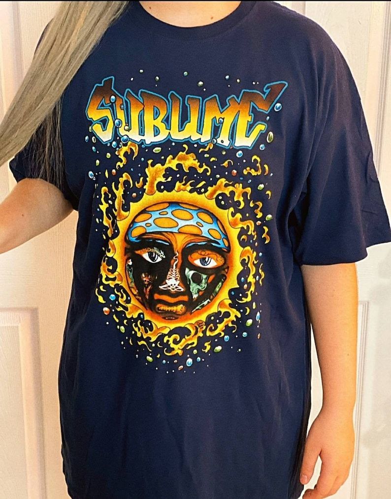 Sublime Sun Solar Burst Vintage Style Tee In Mens