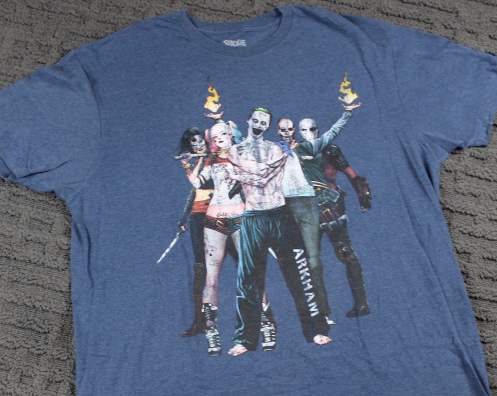 Suicide Squad T-Shirt / 90S Supervillain / Movie Graphic Promo T