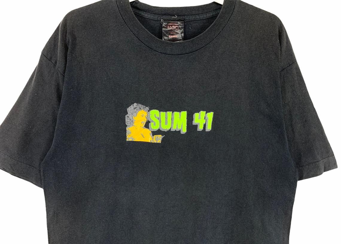Sum 41 Does This Look Infected Punk Vintage 00S Concert Tour Shirt