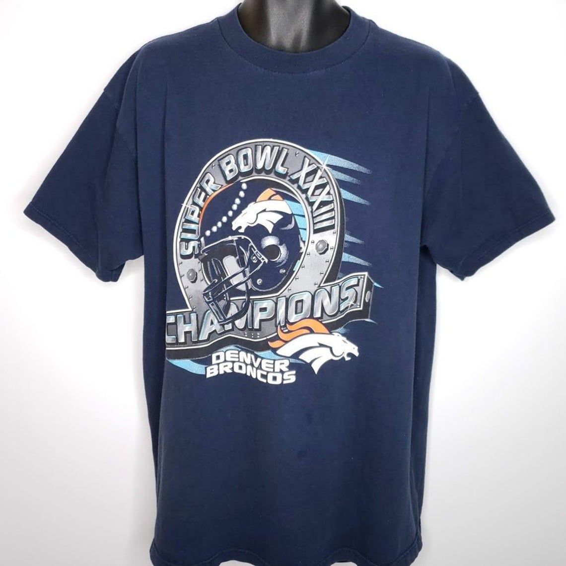 Super Bowl XXXIII Vintage 90s 1999 Denver Broncos Champions Shirt