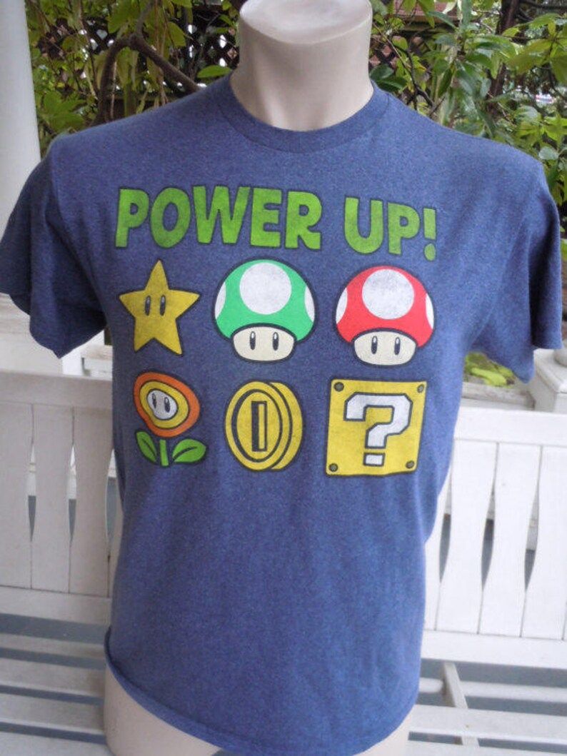 Super Mario Bothers Shirt Single Sided