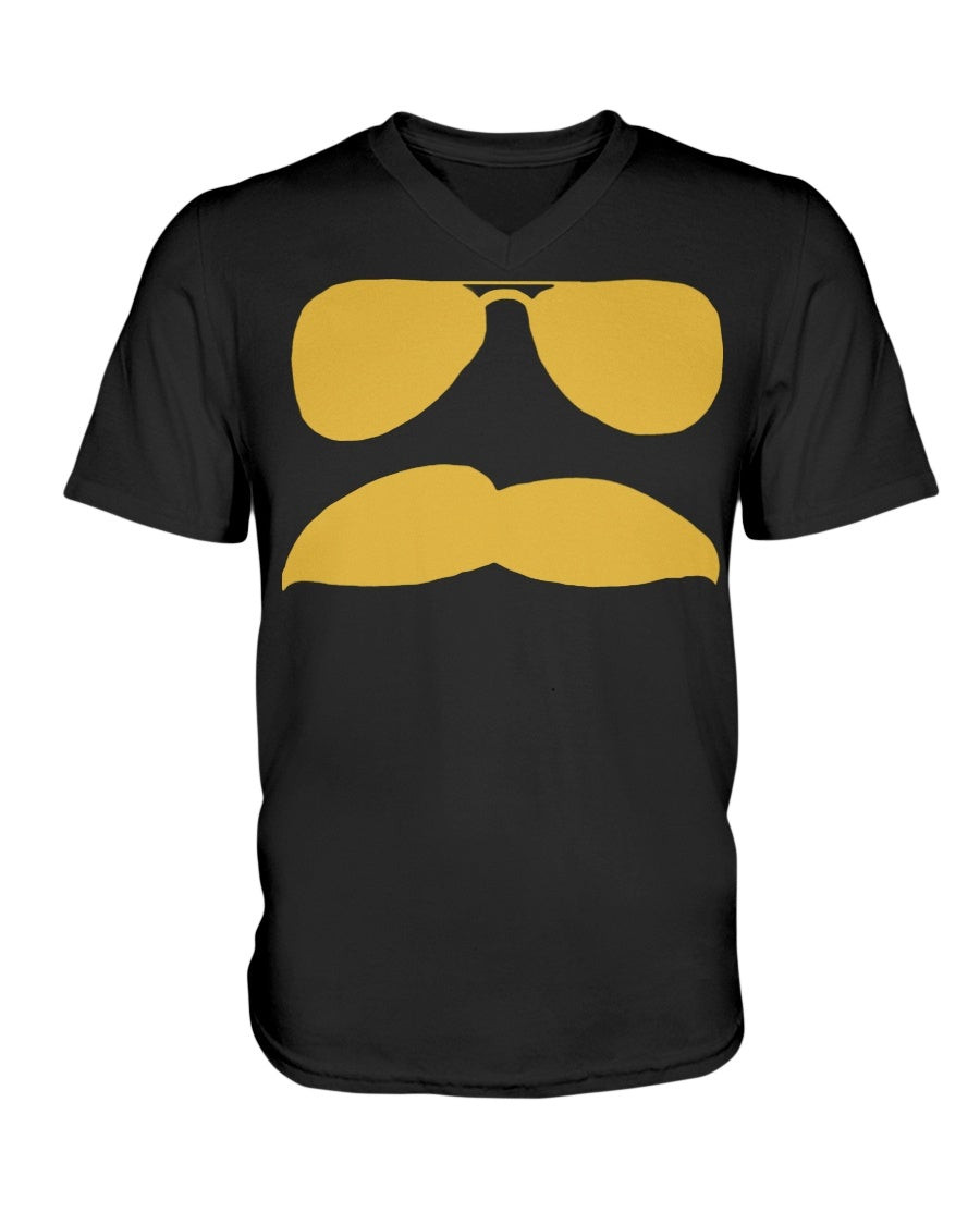 Tailgate Iowa Fry Em V Neck T Shirt 211215