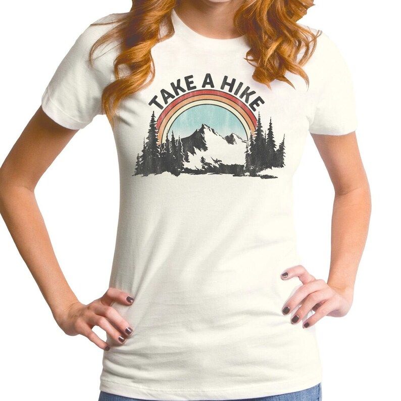Take A Hike Girls T Shirt Rare Design Shirt
