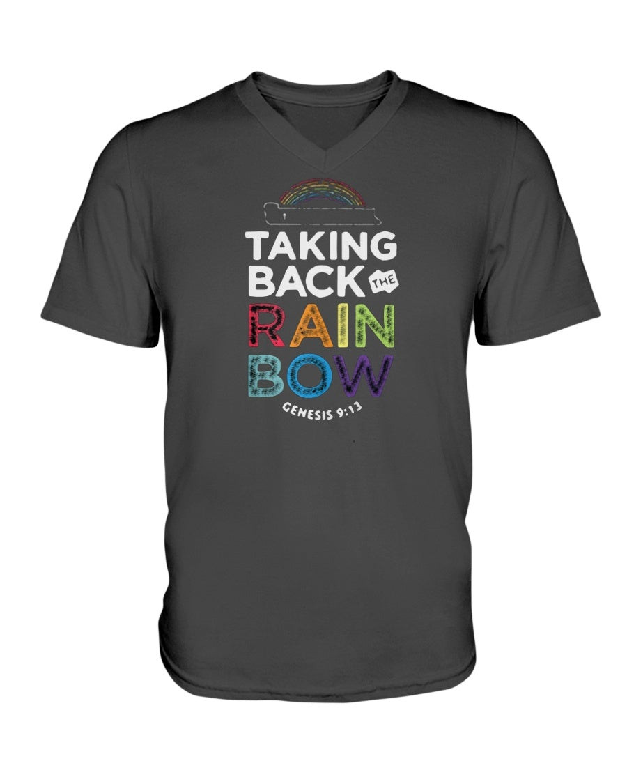 Taking Back The Rainbow V Neck Tee 210922