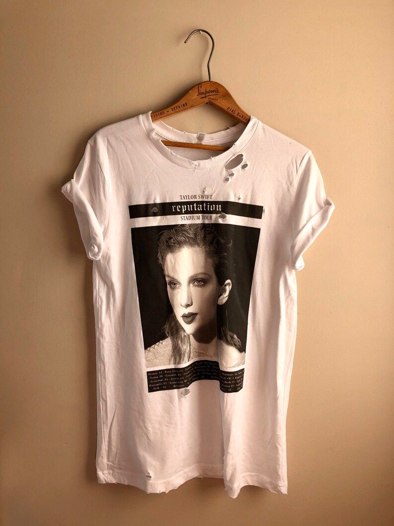 Tattered Taylor Swift Tour T Edium