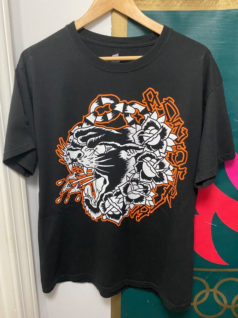 Tattoo Tiger Tee Rare Design Shirt
