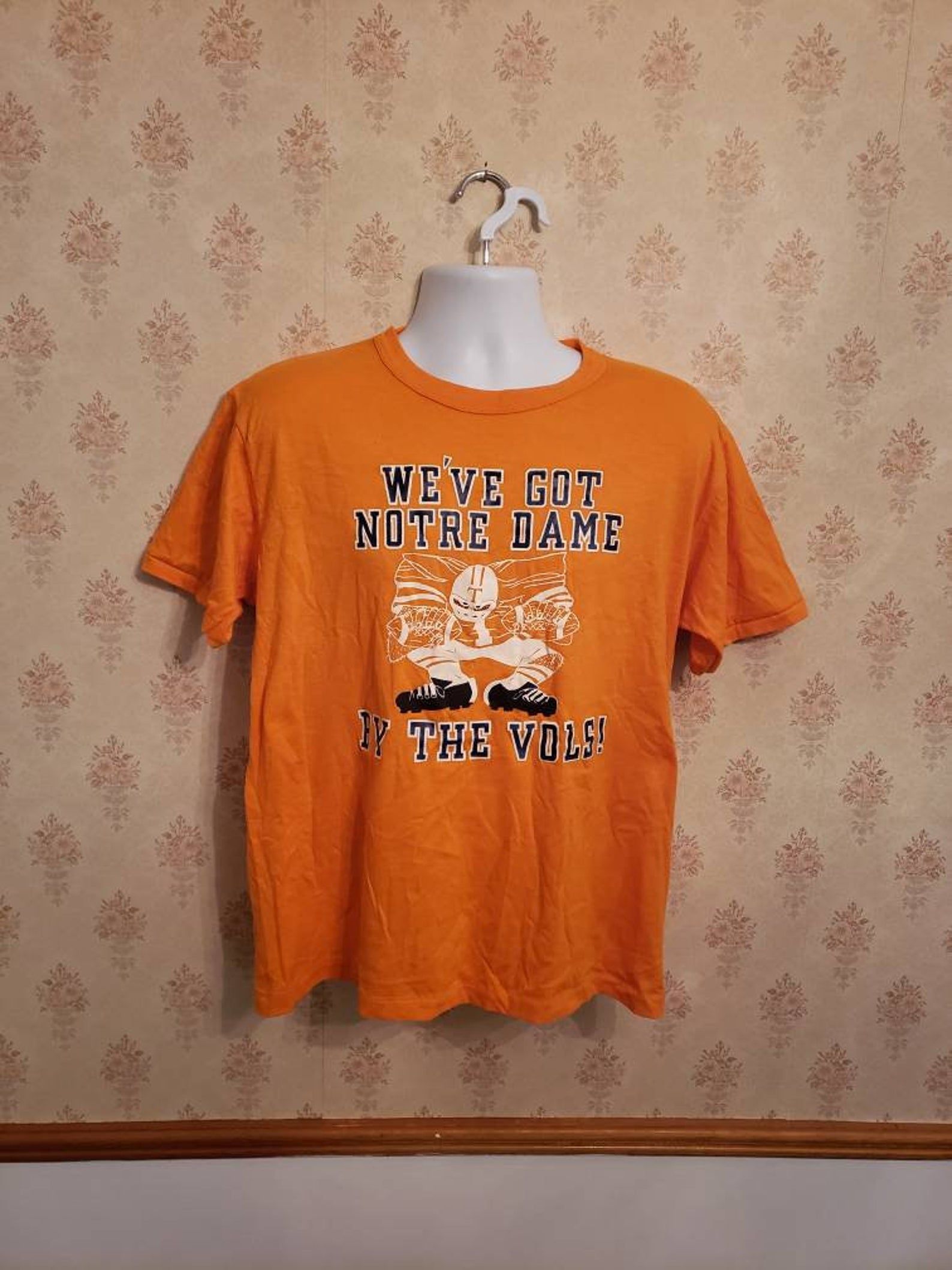 Tennessee Volunteers Vintage 1990'S 'We'Ve Got Notre Dame By The Vols' T-Shirt
