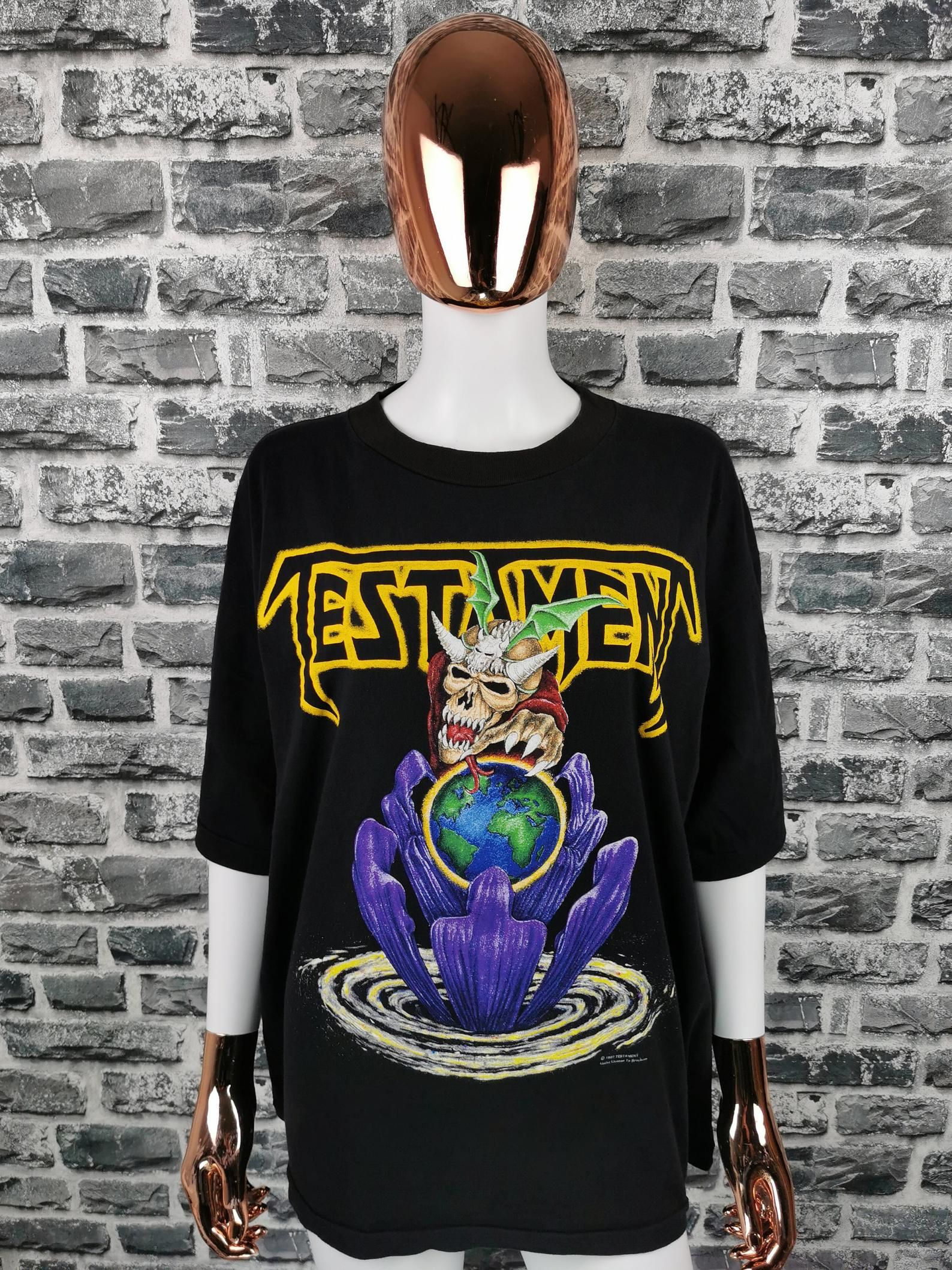 Testat 1992 Vintage T-Shirt European Tour Tee / Clash Of The Titans Tee / Mega Rare