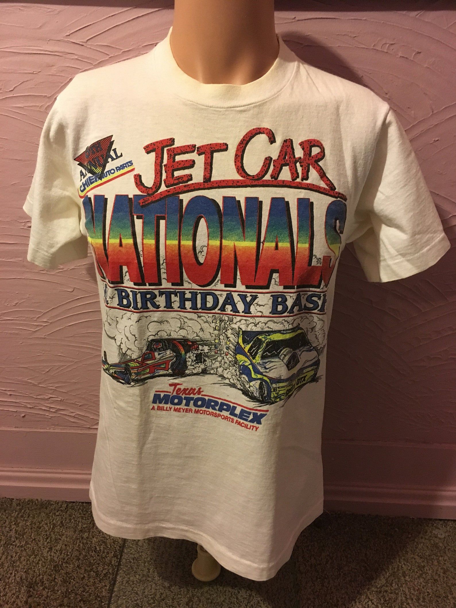 Texas Motorplex Jet Car Nationals T-Shirt M 90'S