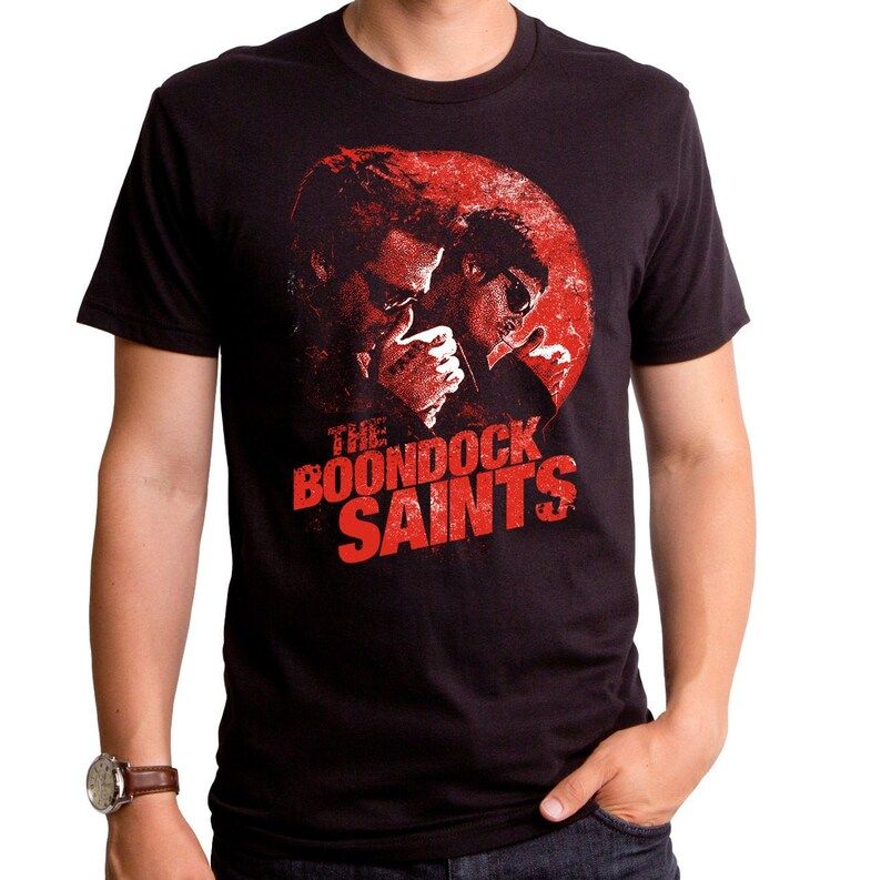 The Boondock Saints Smoking Mens T Shirt