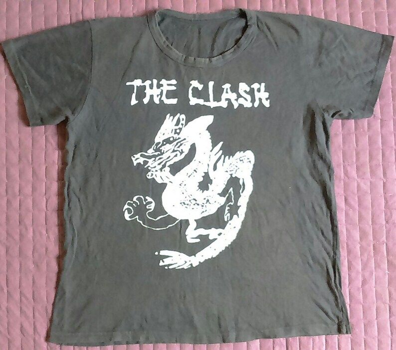 The Clash Punk Rock Band T Shirt
