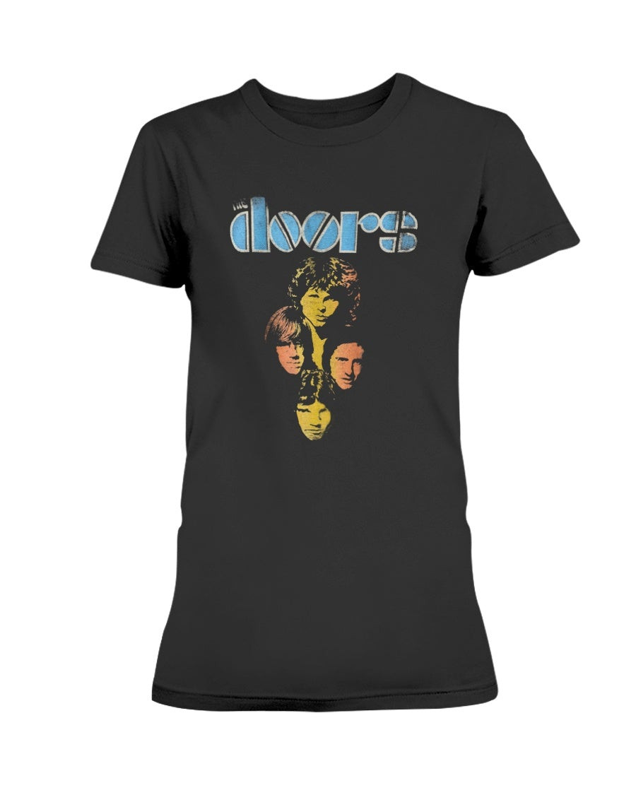 The Doors T Shirt Vintage Look Retro Ladies T Shirt 211213