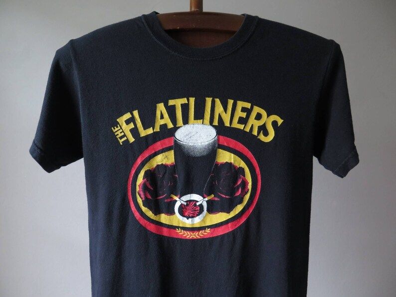 The Flatliners Tshirt Punk Rock Tshirt Hardcore Punk Tshirt Fat Wreck Chords Tshirt Black S Size