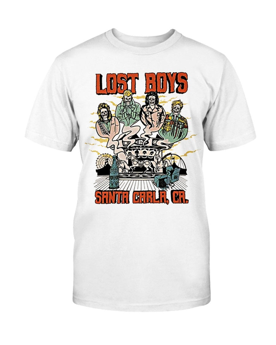 The Lost Boys Santa Carla Ca Vintage T Shirt 073021 the lost boys santa carla ca vintage t shirt 073021 eom7j