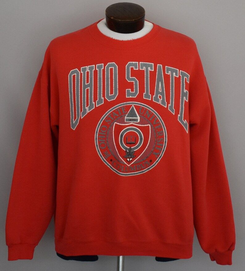 The Ohio State University Sweatshirt Vintage 90S Osu Pullover 1990S Buckeyes Jumper
