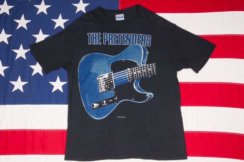 The Pretenders 1987 Rare Design Shirt the pretenders 1987 rare design shirt
