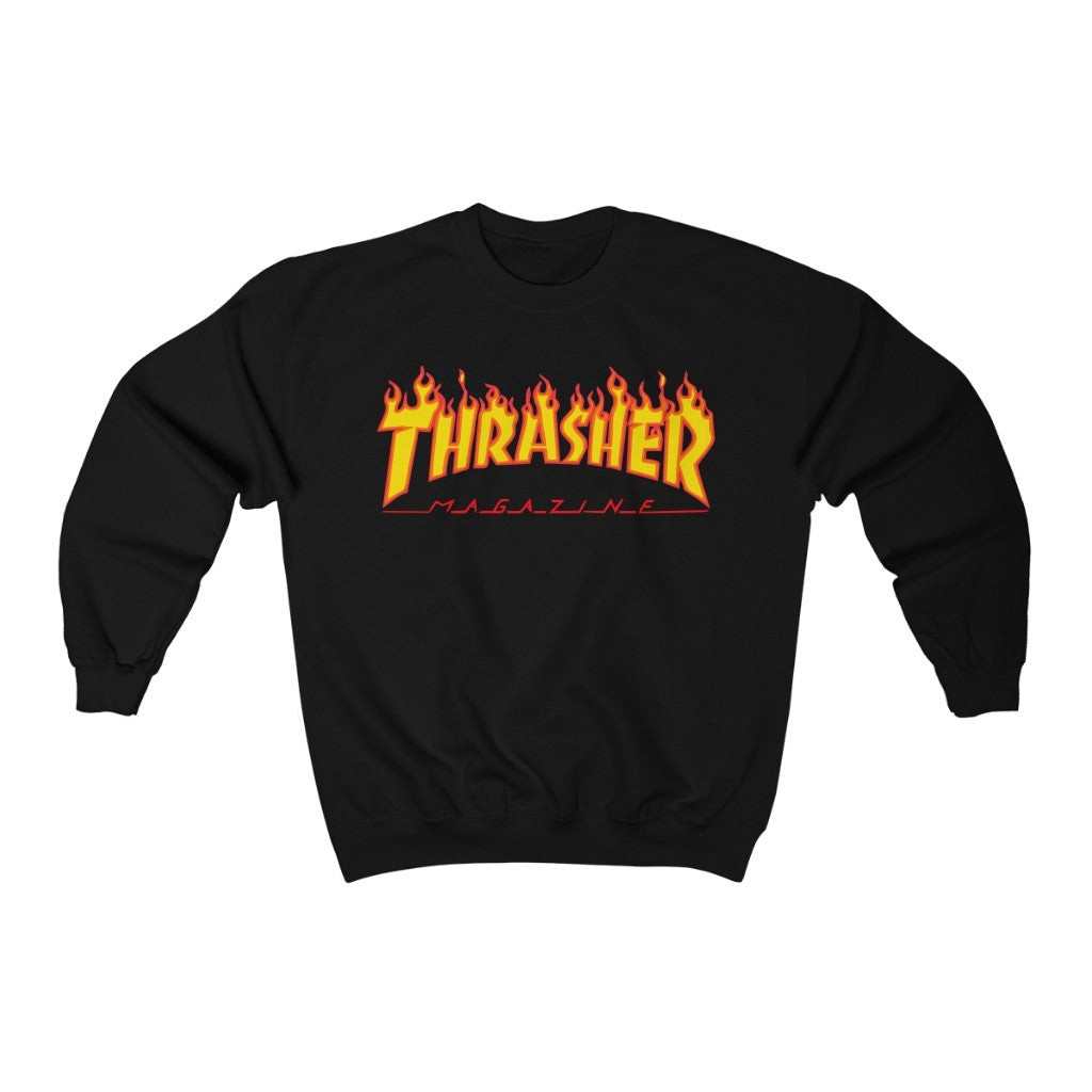 Thrasher Flame Logo Sweatshirt 211230