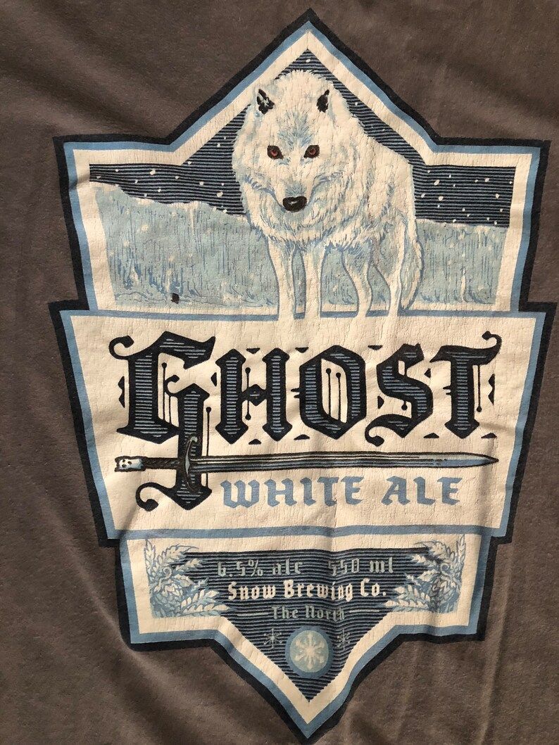 Thrifted Got Ghost White Ale Tee Shirt