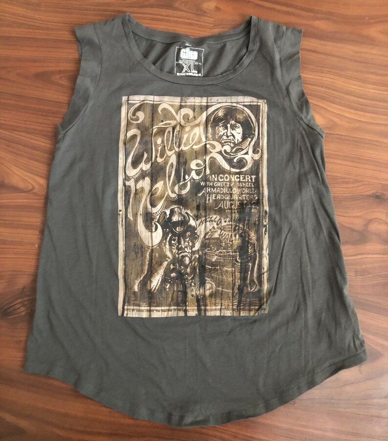 Thrifted Willie Nelson Tank Womens Xl