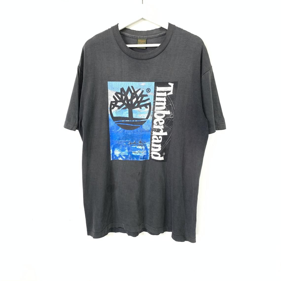 Timberland big logo vintage 90s shirt