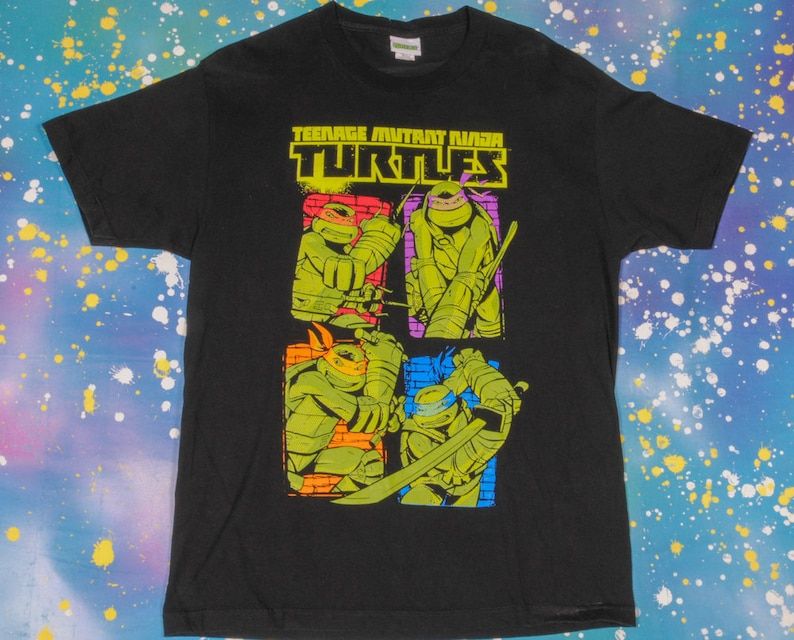Tmnt Teenage Mutant Ninja Turtles T Shirt Mens