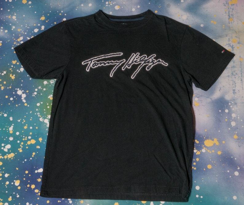 Tommy Hilfiger Mens Shirt Rare Design Shirt