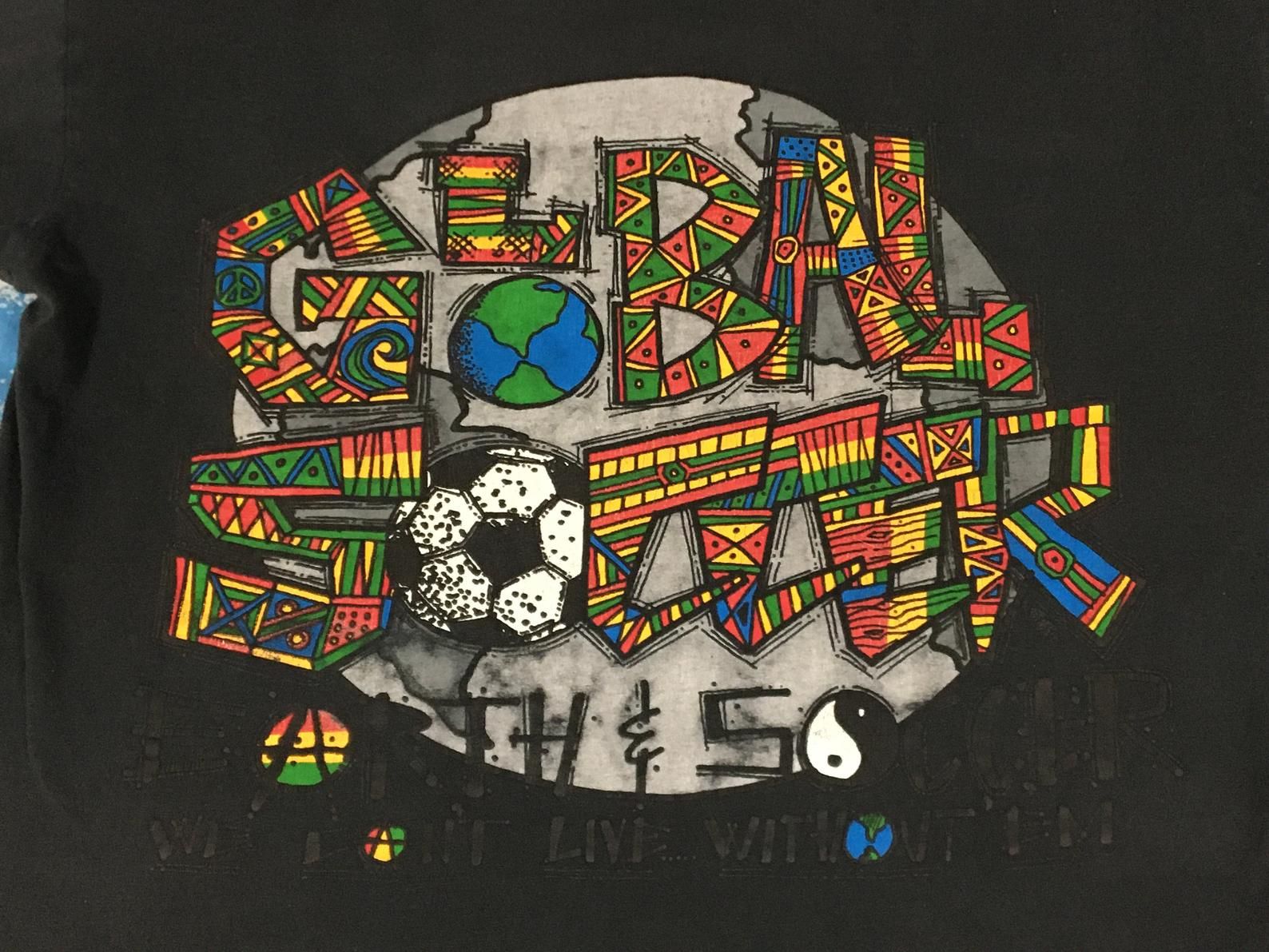 Totally 90S Soccer Vintage T Shirt - Sz - Africanized Umbro Reggae Futbol Tee