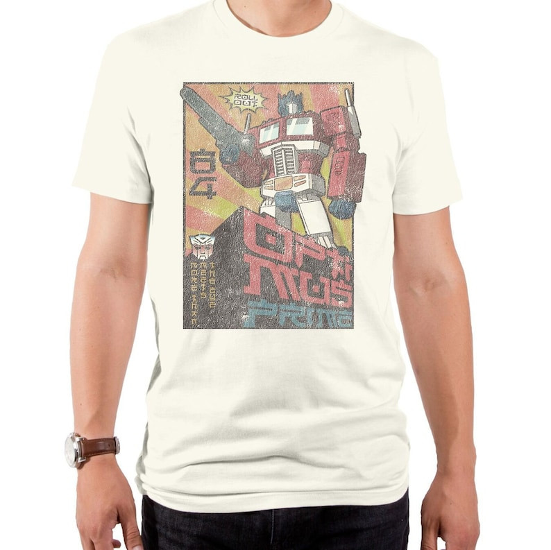 Transformers Asian Optimus Mens T Shirt