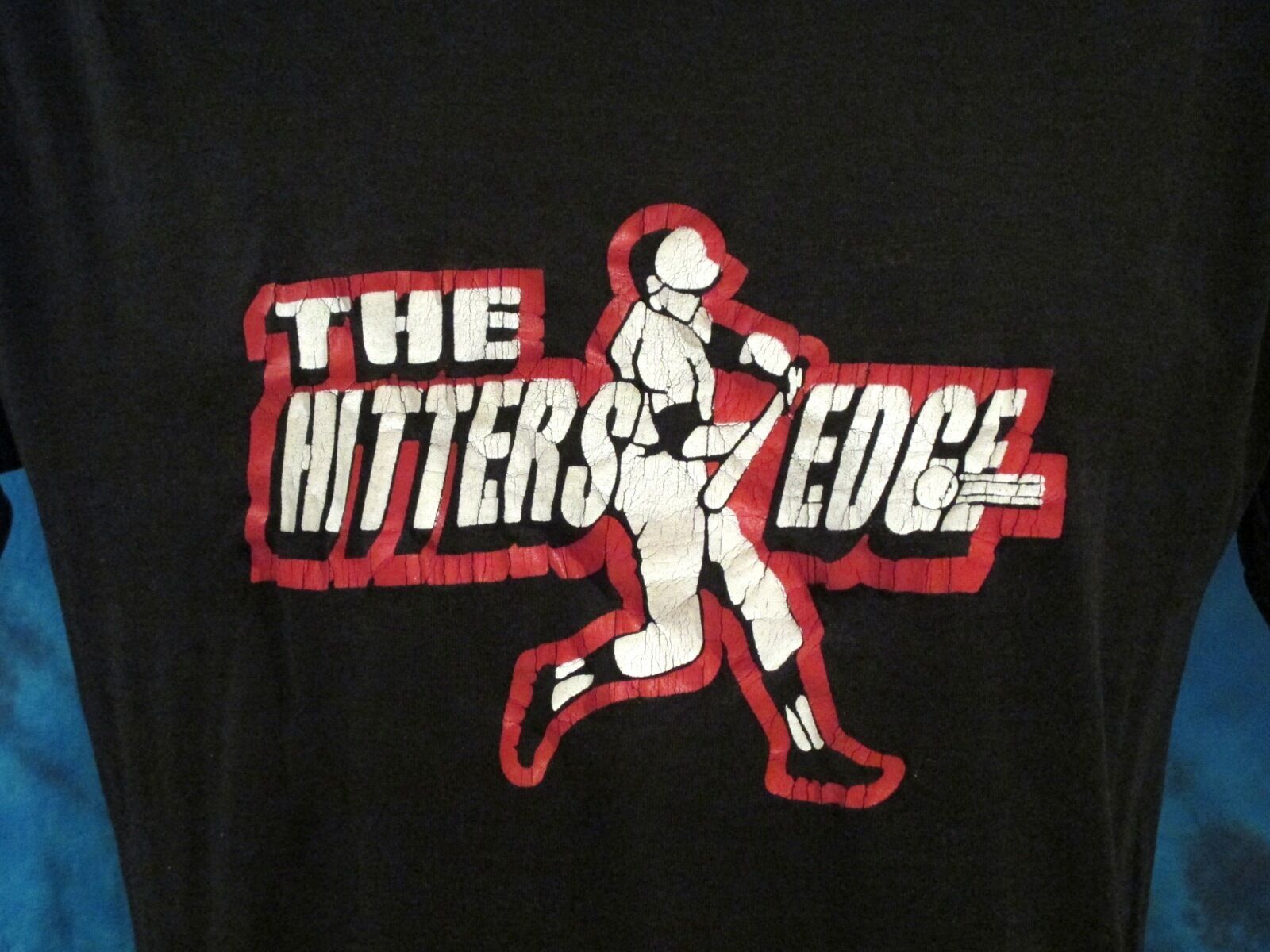 Trashed Vtg 80S The Hitters Edge Distressed Paper Thin Shirt