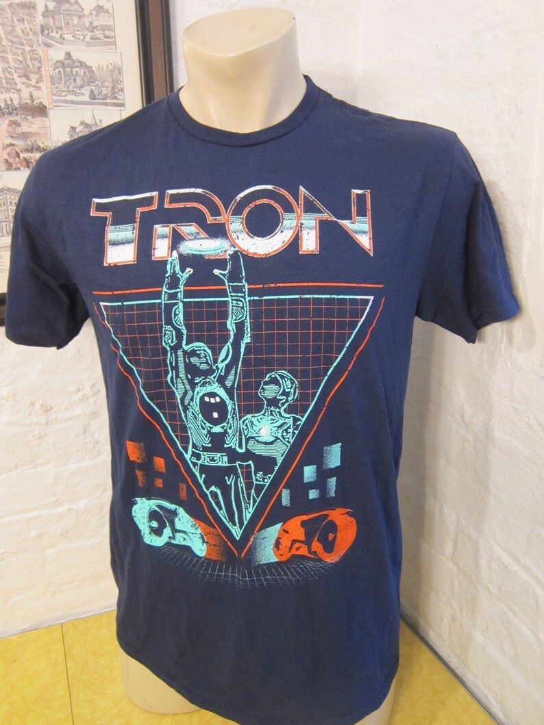 Tron Shirt Single Sided Rare Design Shirt