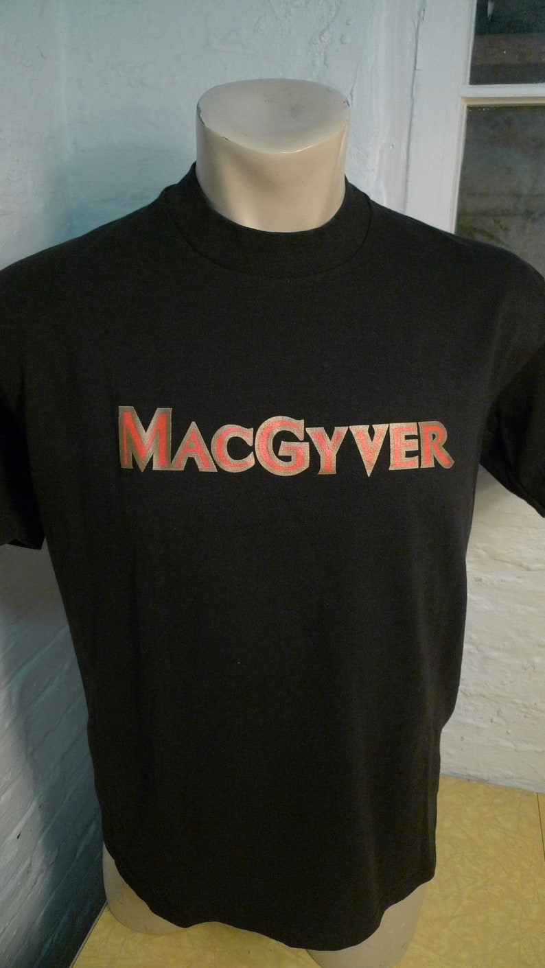 True Vintage 1980S Macgyver Shirt Single Sided Single Stitched Deadstock Unworn