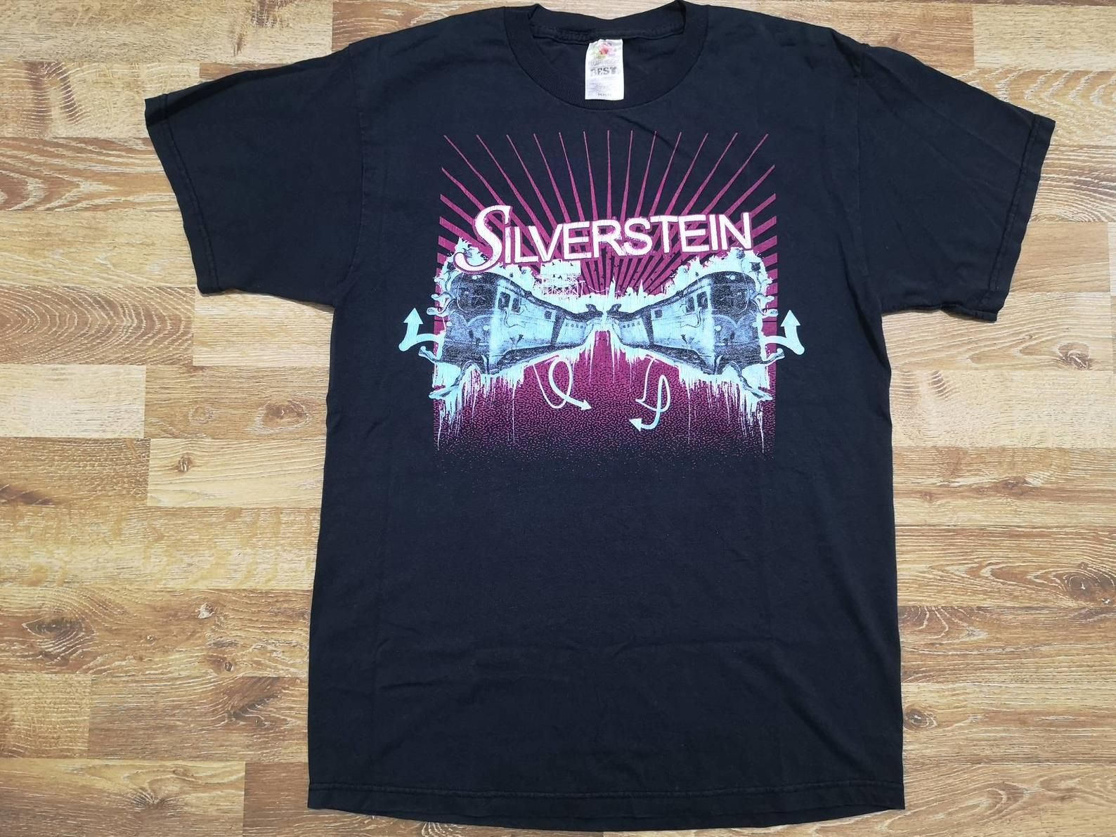 True Vintage 2000'S Canadian Emo Screamo Post Hardcore Band Silverstein Promo T Shirt Tour Album Concert