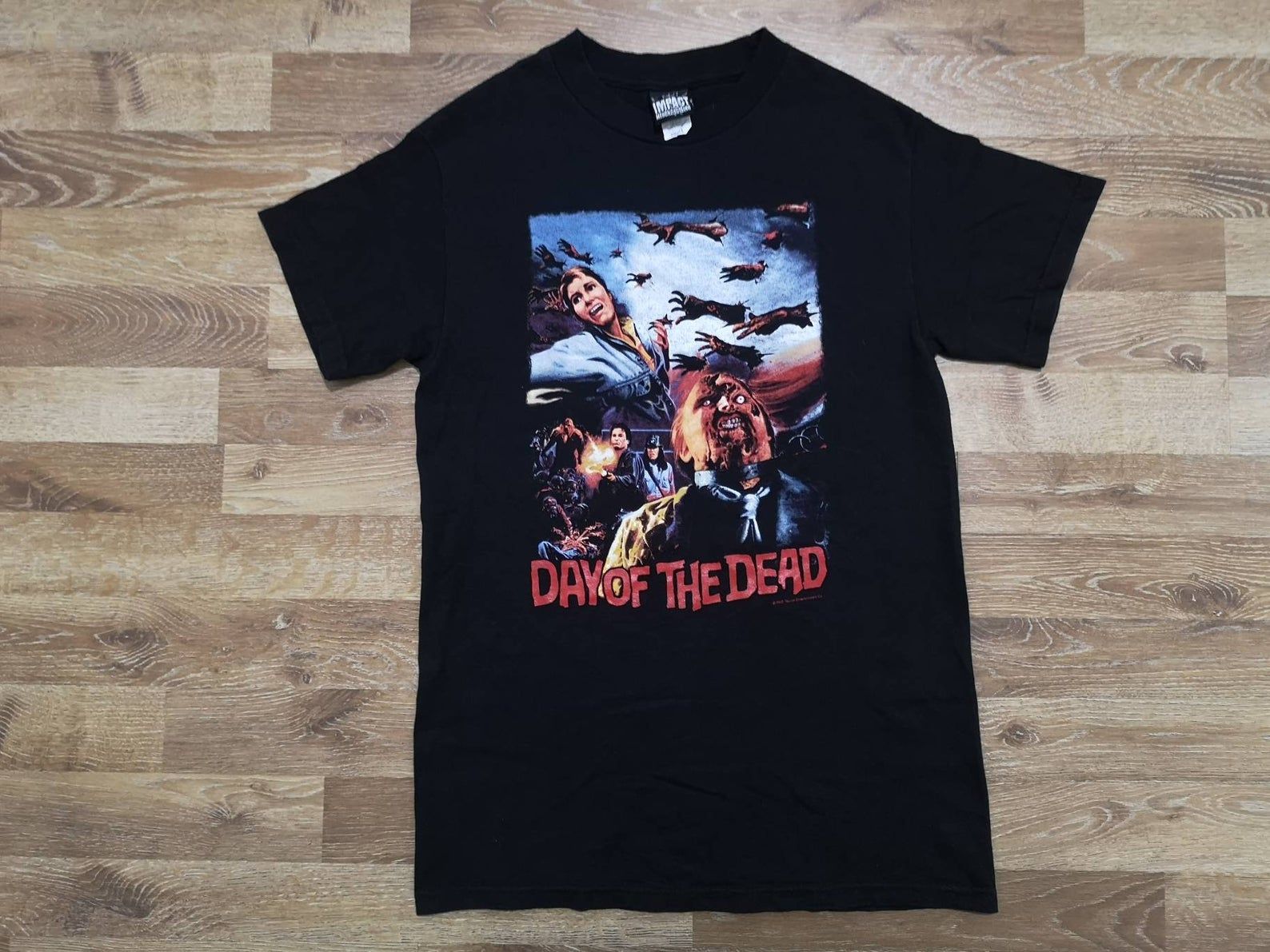 True Vintage 2000'S Horror Cult Movie Day Of The Dead Film Promo T Shirt By Merchandising