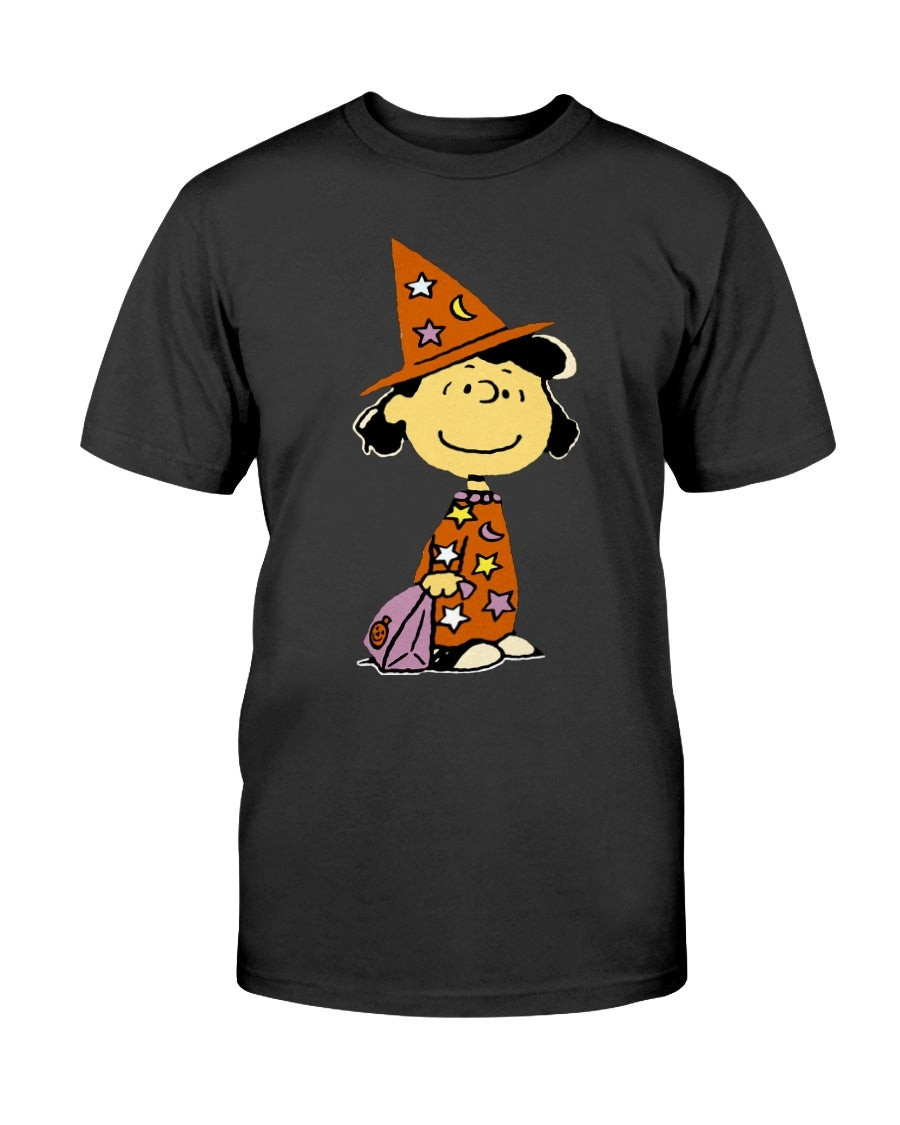 True Vintage 90S Peanuts Gang Lucy Halloween T Shirt 211001