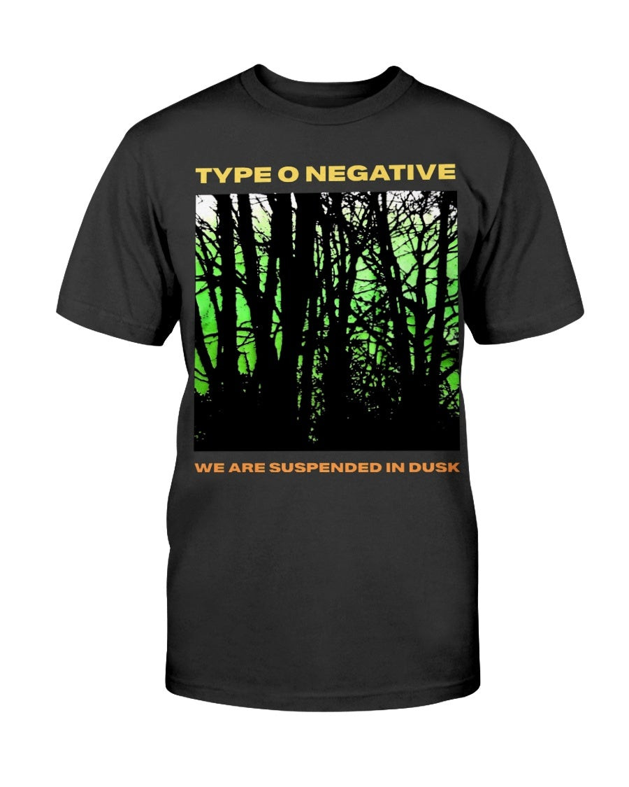 Type O Negative 1995 Vintage T Shirt We Are Suspended In Dusk  Blue Grape Label T Shirt 081921