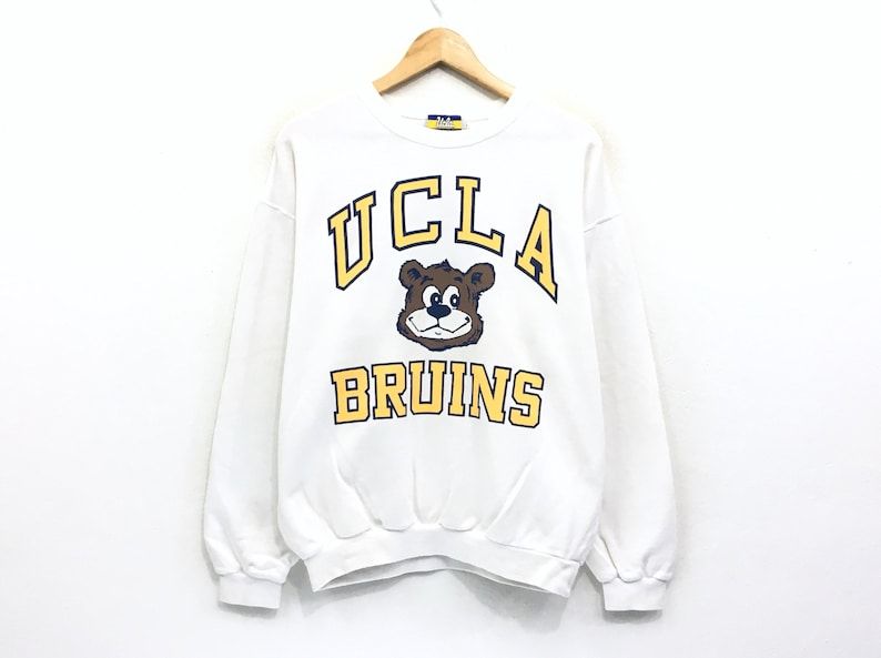 Ucla Bruins Crewneck Sweatshirt Big Logo Bear Spell Out Pullover