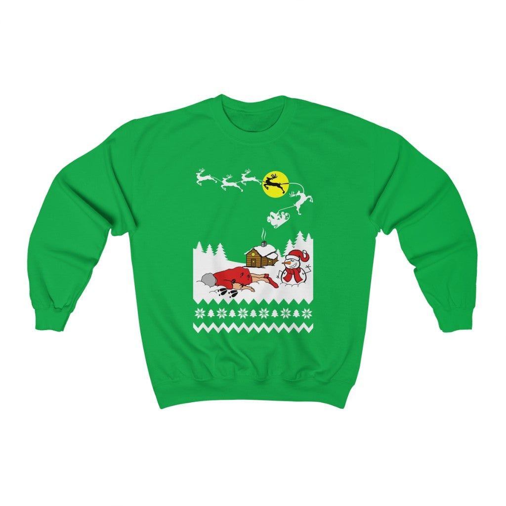 Ugly Christmas Sweashirt Grandma Got Run Over By A Reindeer Sweatshirt 211119