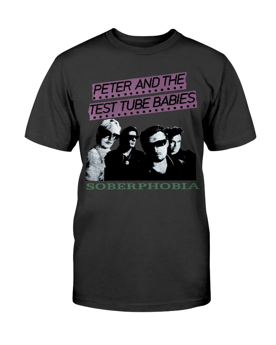 Ultra Rare Vintage 1986 Peter And The Test Tube Babies Soberphobia Tour T Shirt 211201 ultra rare vintage 1986 peter and the test tube babies soberphobia tour t shirt 211201 fv9yn
