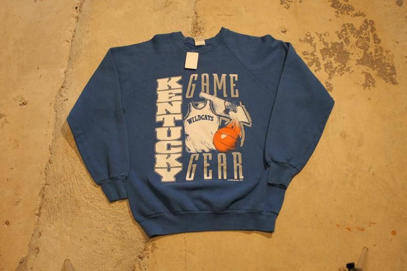 University Of Kentucky 90s Vintage Wildcats Ncaa American Sportswear Pullover Shirt