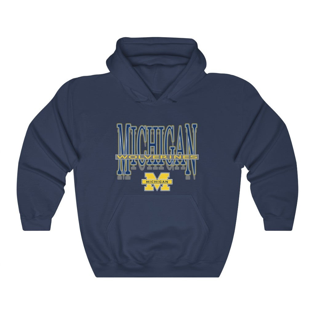 University Of Michigan Wolverines Football Hooded Sweatshirt 211014