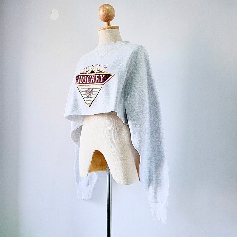 University Of Minnesota Gophers Golden Cropped Sweatshirt