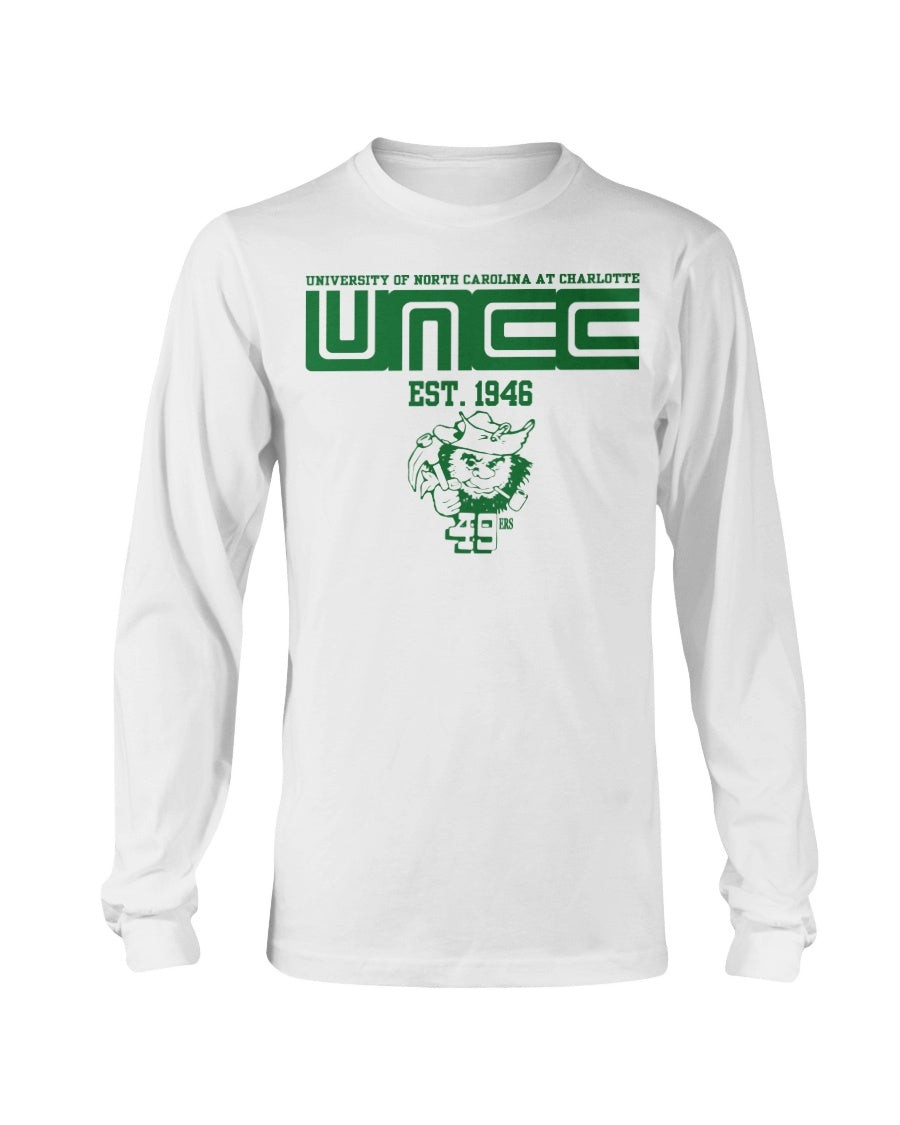 University Of North Carolina At Charlotte Uncc Est 1946 Long Sleeve T Shirt 211029