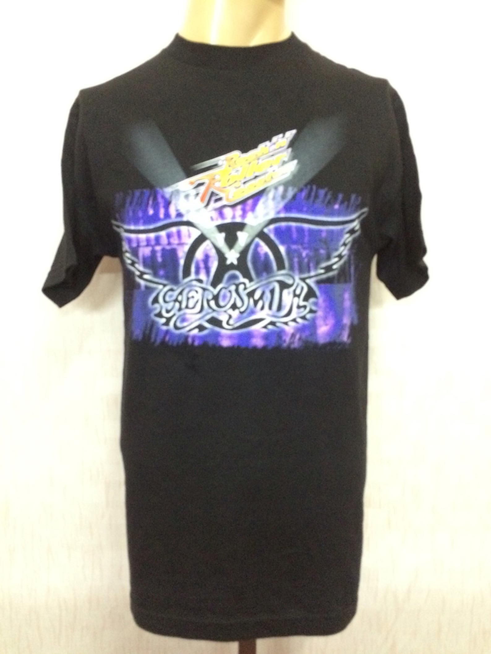 Unworn Aerosmith Walt Disney Rock'N Roller Coaster Band Tshirt