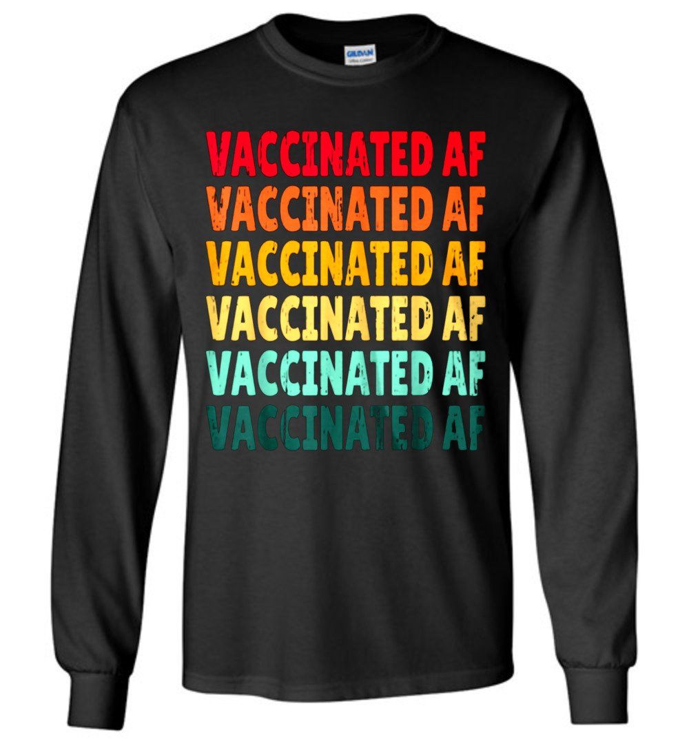 VACCINATED AF Vintage Long Sleeve
