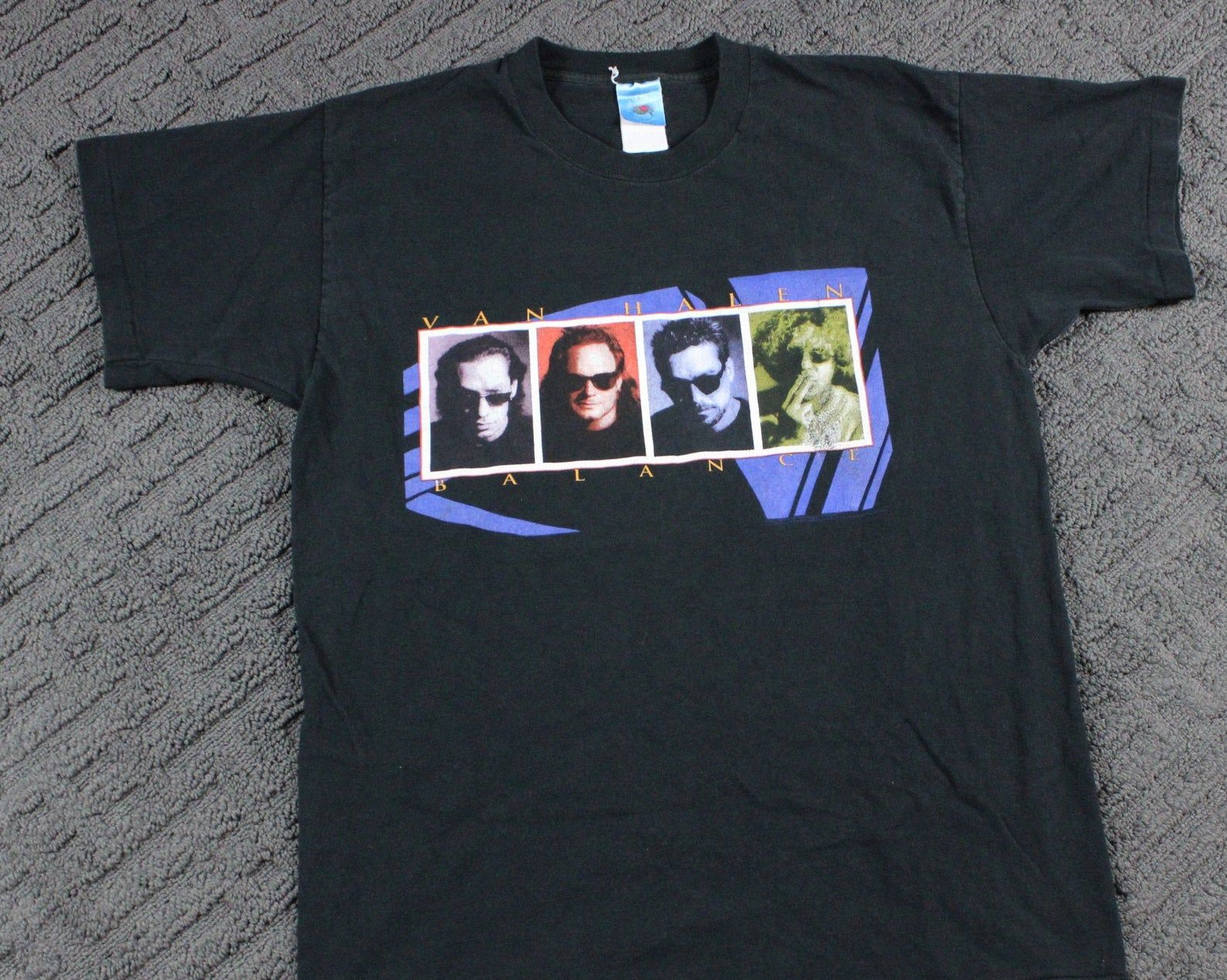 Van Halen T-Shirt / Rock And Roll Band Tour Tee / 90S Music Album Art Graphic / Concert Promo