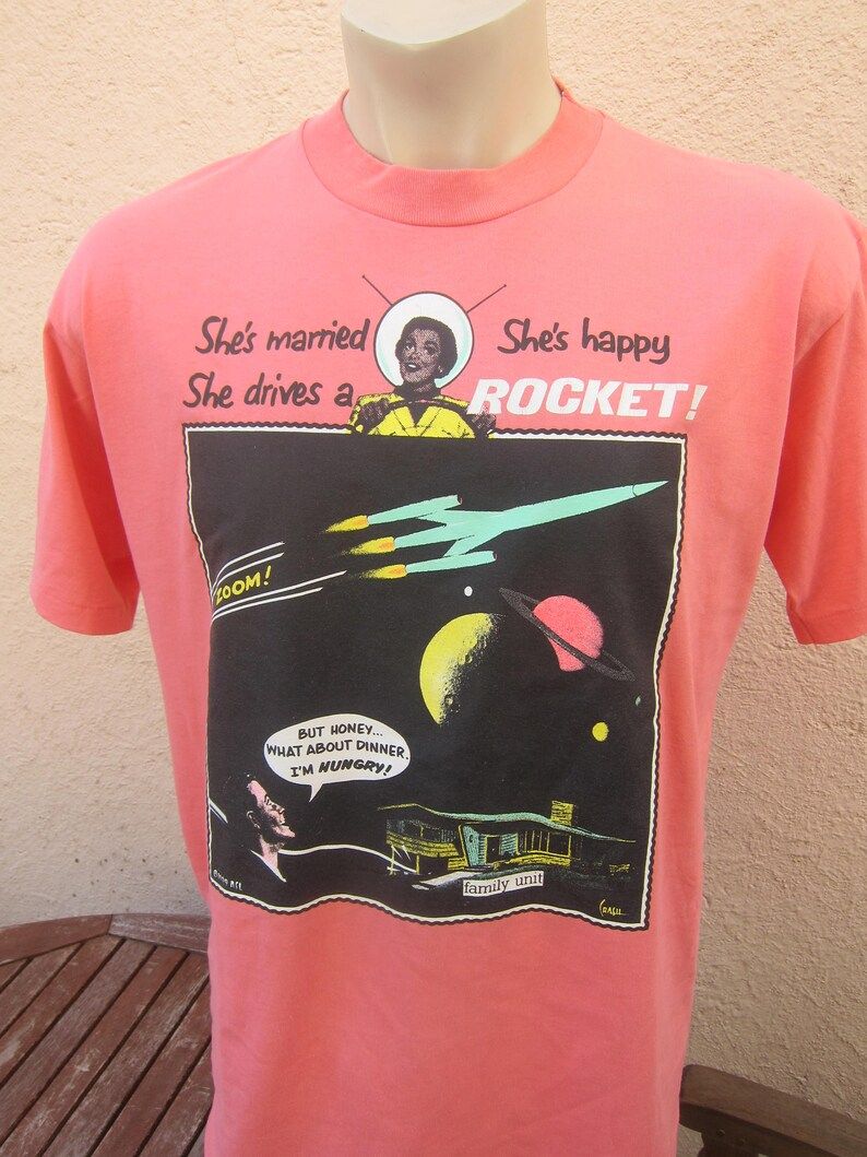 Very Rare 1980S Retro Rama Shirt Single Sided Deadstock Unworn