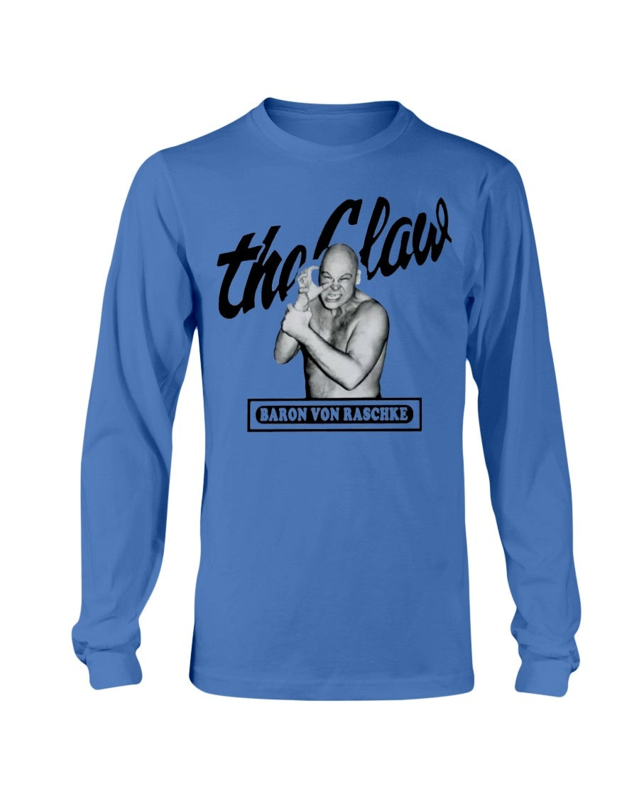 Very Rare Vintage 1985 Awa Baron Von Rashcke The Claw Long Sleeve T Shirt 080521
